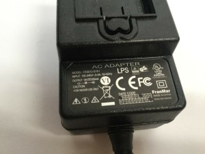 New FranMar FRA012-S18-I 18V 830mA AC Power Adapter
http://saleadapters.com/new-franmar-fra012s1 ...