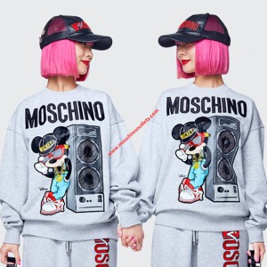 Moschino x H&M Women Long Sleeves Sweater Grey
