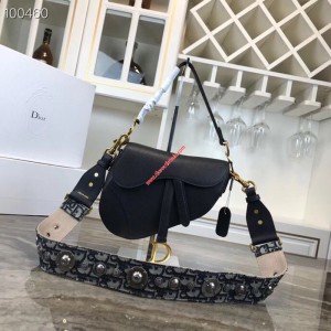 Dior Saddle Calfskin Bag Black