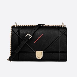 Diorama Calfskin Bag Black