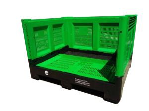 Stackable plastic pallets are typically used in flour, rice, salt or cement warehouses where the ...