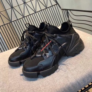 Dior D-Connect Calfskin Sneaker Black