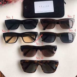 Celine Black Frame 01 Sunglasses In Acetate