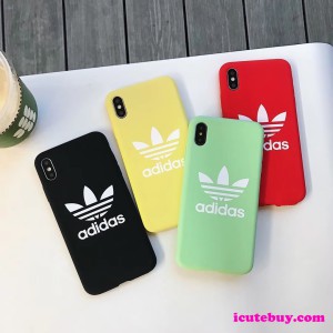 Adidas アディダス iphone11/xs/xr/8/7plus シリコンケース カラフル 男女 並行輸入品 icutebuy通販