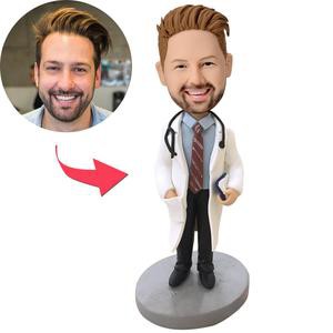 Personalized Custom Doctor Bobbleheads Sculpted From Your Photo – MyCustomBobbleheadsUK