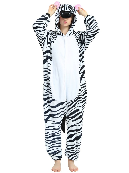 Cozy Zebra Flano PJ for Girls and Boys