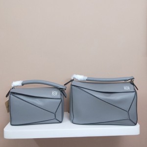 Loewe Puzzle Bag Classic Calf In Light Blue Outlet Loewe Cheap Sale Store