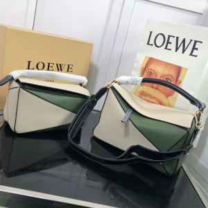 Loewe Puzzle Patchwork Bag Calfskin Beige Outlet Loewe Cheap Sale Store