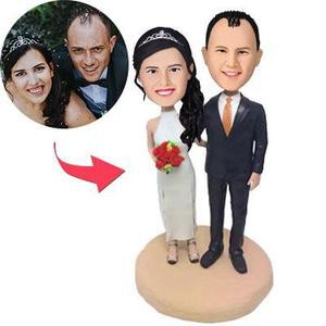 Personalized Custom Bobblehead Wedding Cake Topper – MyCustomBobbleheadsUK