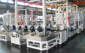 Station configuration is according to assembly process and cycle time, the assembly line consist ...