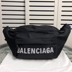 Balenciaga Wheel Beltpack In Black Outlet Balenciaga Cheap Sale Store