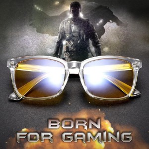 Gaming Glasses – Blue Light Blocking For Computer/Phone Clear Crystal – EyeWearShop