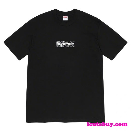 Supreme 19FW Bandana Box Logo Tシャツ シュプリーム 半袖シャツ メンズシャツ レディースシャツ SUPR ...