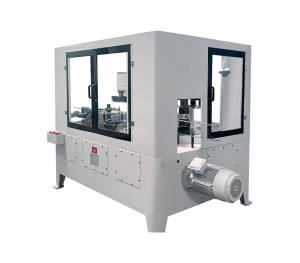 This machine adopts vertical can feeding, suitable for aerosol canflanging, seaming , top seamin ...