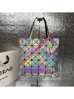Issey Miyake Lucent Metallic Tote Silver Outlet Bao Bao Issey Miyake Cheap Sale Store