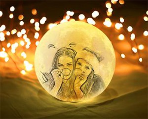 Lámpara de Luna con Foto Personalizada,Lámpara Impresa en 3D con Foto – milamparaluna