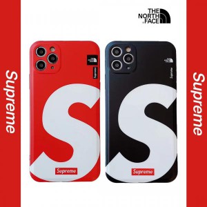 supreme ノースフェイス コラボ iphone 12PRO/12Pro Maxケース メンズ オシャレ シュプリーム iPHone 1 ...