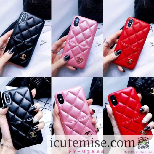 シャネル CHANEL iphone12 pro max/XS/XR ケース キルティング 革製 iphone11/11 pro max/12/xs max ケ ...