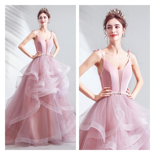 Straps Pink Formal Gowns for Women Pink Wedding Dresses 2021-2022

https://www.formaldressau.com ...