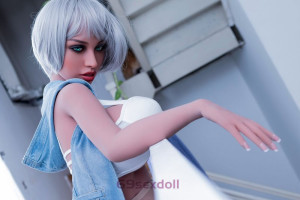 148cm Short Silver Hair Sexy Sex Doll 108# WM Lillian New Love Dolls