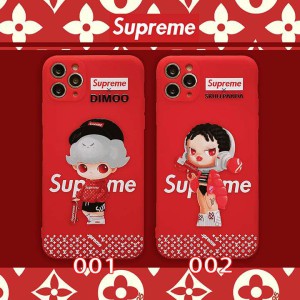 カップルに人気 ケース iPhone 12 Supreme supreme iPhone 12promax アイホン11pro エンボス カバー シ ...