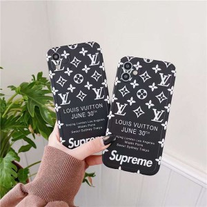 アイフォーン13 Pro 保護ケース ソフト Supreme 男女兼用LV携帯ケースiPhone 12プロマックス supreme  ...