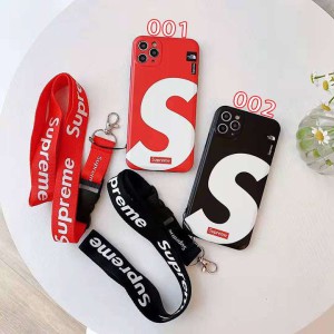 アイフォーン13pro携帯ケースストラップシュプリーム ハイブランド supreme ケース iPhone 12mini iPho ...