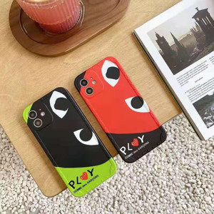 CDG Leather Fashion brand Fashion iPhone 13/12S /12 Mini /12 Pro Max Jacket case for men and women