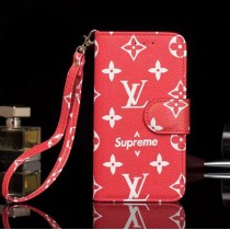LV and SUPREME collaborated on a high-end leather iphone13/12 Mini /12 Pro Max case