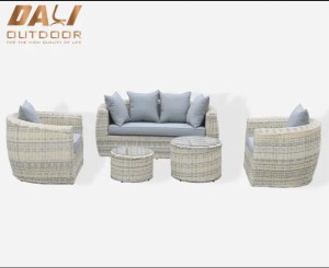 5 pcs Garden half round rattan sofa sets https://www.huzhoudalimetal.com/