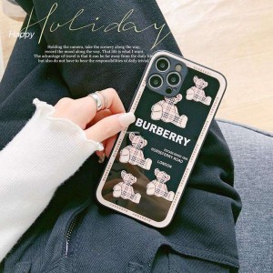 iPhone 13 mini ブランド字母プリント 携帯ケース Burberry アイホン12promax/12 mini	 アニメ風 カバ ...