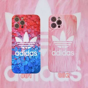 Ins風Adidas アイフォーン12 miniスマホケース アイホン12promax シリコン ケース iPhone 11Pro/11Prom ...