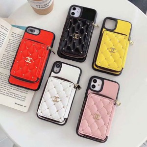 Chanel Leather Classic Mobile Cell Phone Case for iPhone11/12/13 PRO MaxFashion Brand Full Cover ...