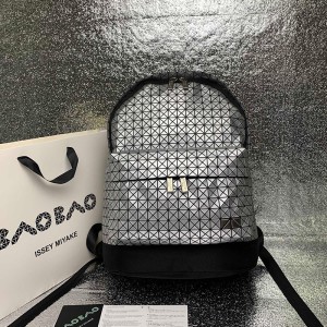 Bao Bao Issey Miyake Kuro Daypack Backpack Silver