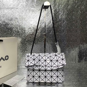 Bao Bao Issey Miyake Prism Shoulder Bag White