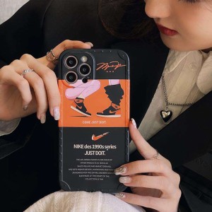 ナイキ アイフォーン13 pro max カバーアイフォン 12mini/12 携帯ケース シリコン Nike イタズラ アイ ...