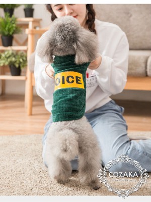 高品質 犬用ニット トップス 犬の服 秋冬 あったかい オシャレ 可愛い ペットウェア 猫服 マカロン衣装 ...