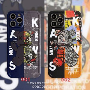 kaws iphone13 pro max/13pro カバー 全面保護 流行り iphone12pro/12promax カバー アイフォン 11/11  ...