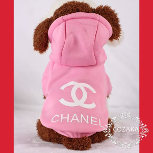 シャネル 犬服 ドッグウェア chanel パーカー ブランド ペット用品 小型犬 中型犬 お出かけ 散歩 高級  ...