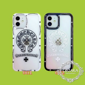 Chrome Hearts アイホン13promax/13pro 半透明 保護ケース クロームハーツ アイフォン 12promax/12pro  ...