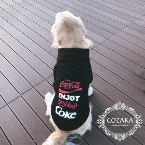 コカ・コーラ ペット服 パーカー coca-cola 犬服 お飼い主とのペアルック フードパーカー 厚手 ペット ...