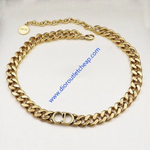 Dior CD Chain Choker Gold