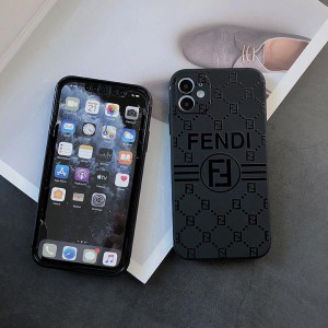 Fendi おしゃれ アイホン13 pro/13pro max 保護ケース ブランド字母プリントフェンディiphone 12Promax ...