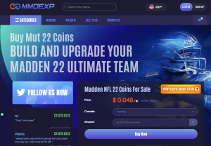 All MMOExp Madden 22 Coins & MUT 22 Coins for sale are cheap prices, reliable & efficien ...