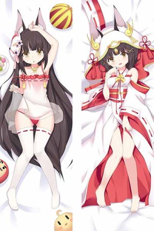 アズールレーン ながと 長門 等身大抱き枕カバー 美少女 萌えグッズ アズレン 両面プリント 添い寝 2WA ...