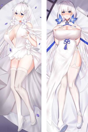 アズールレーン イラストリアス 等身大抱き枕カバー アズレン 添い寝 新品 美少女 男性向け  2WAYトリ ...