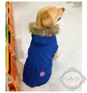 canada goose ペットウェア 犬用パーカー オシャレ かっこいい ポリエステルの形状記憶糸 カナダグース ...