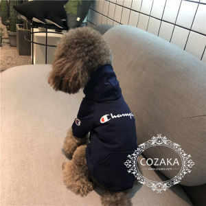 champion 犬服 パーカー チャンピオン ペット服 プルオーバー おしゃれ ストリート系 ドッグウェア 裏 ...