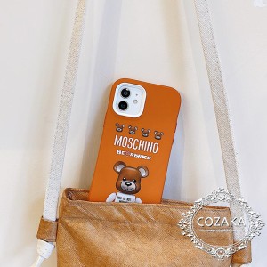 moschino アイフォーン13promax/13 ケース 耐衝撃性iPhone 12pro/12promax保護ケースmoschino アイホン ...