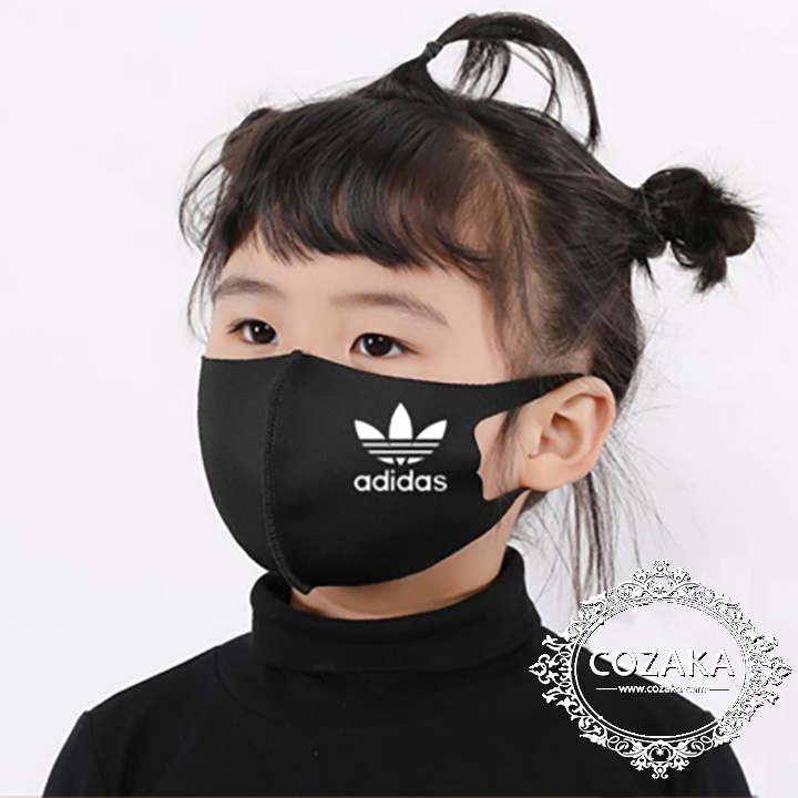 【2点セット】スポーツブランド adidas pumaマスク 子供用の3d 立体ファッションスポーツマスク防塵 通 ...